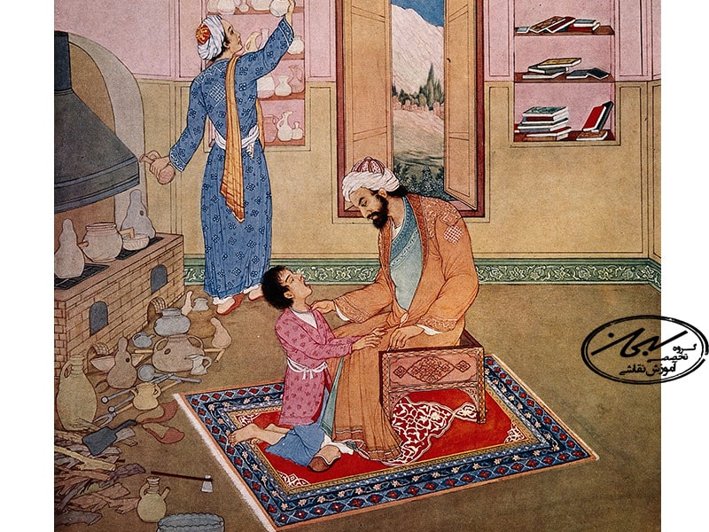 نقاشی کشیده شده توسط حسین بهزاد