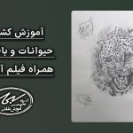 آموزش کشیدن حیوانات و بافت مو