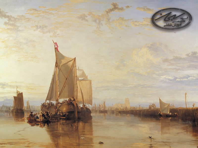 قایق دورت از روتردام اثر ویلیام ترنر